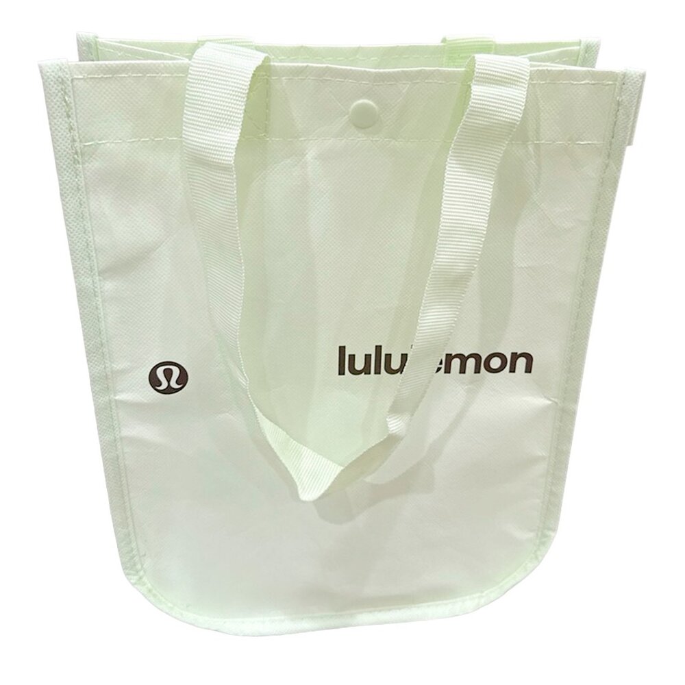 Lululemon Small Reusable Shopping Tote Bag Green